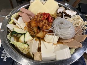   at Daehwa Vegetarian in Central Singapore