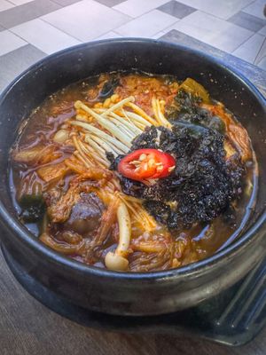 Kimchi Jjigae  at Daehwa Vegetarian in Central Singapore