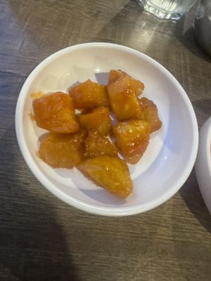 Pickles  at Daehwa Vegetarian in Central Singapore