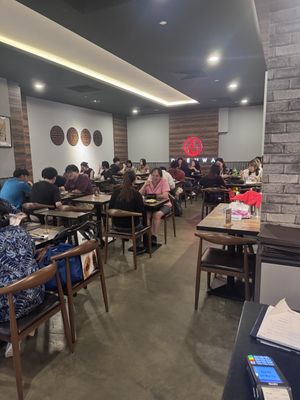 Inside  at Daehwa Vegetarian in Central Singapore