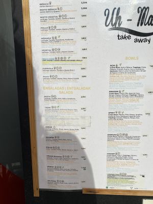 Sándwiches and salads at Uh-Mami in San Sebastian