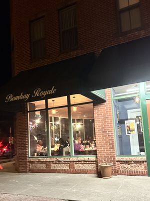 Entrancee  at Bombay Royale in Northampton