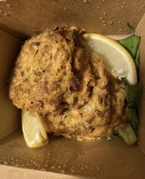 Crab cakes   at Beaut Burger in Tucson