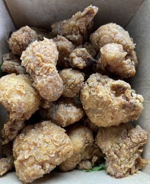 Beer battered cauli bites   at Beaut Burger in Tucson