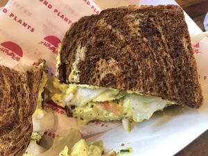 bedeviled sandwich  at Beaut Burger in Tucson