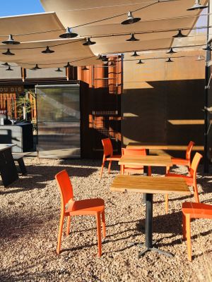 Outdoor of the restaurant  at Beaut Burger in Tucson
