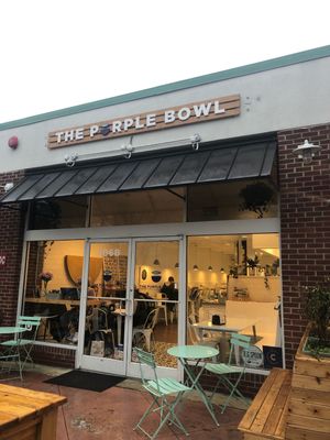 Great Vibe! Friendly staff and yummy byo açaí bowls :) at The Purple Bowl in Chapel Hill