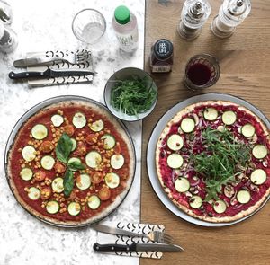 veganara and foodporn (vegan) at Stripped Pizza - Aeschenvorstadt in Basel