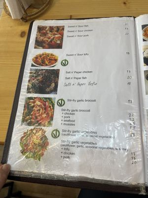 Menu   at Uncle Feng's in Batumi