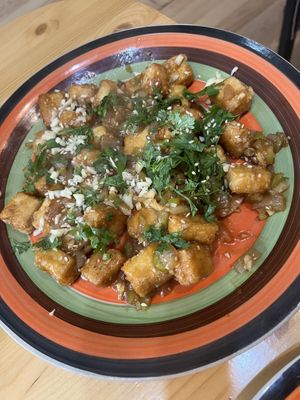 Salt and pepper tofu   at Uncle Feng's in Batumi