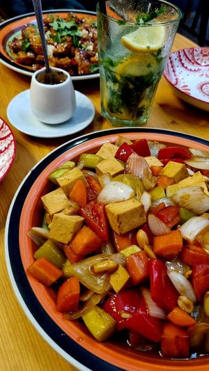 Kung pao tofu at Uncle Feng's in Batumi