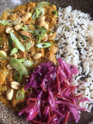 close up at SOIL Vegan Cafe - West in Amsterdam