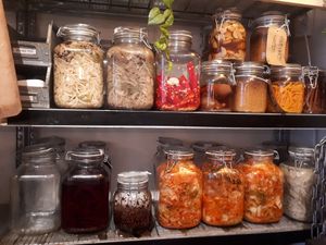 Inside at SOIL Vegan Cafe - West in Amsterdam