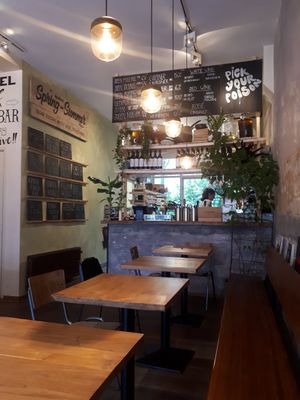 Inside at SOIL Vegan Cafe - West in Amsterdam