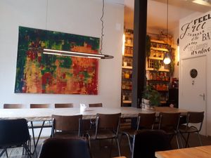 Inside at SOIL Vegan Cafe - West in Amsterdam