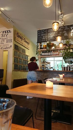 menu in bistro  at SOIL Vegan Cafe - West in Amsterdam