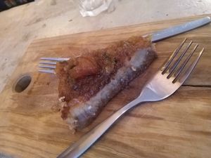 Decadent cheesy cake at SOIL Vegan Cafe - West in Amsterdam