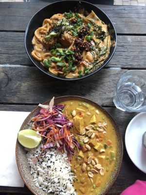 Super filling and really tasty food. The staff are lovely and couldn’t help more, everyone is driven to serve interesting and tasty vegan dishes.   at SOIL Vegan Cafe - West in Amsterdam