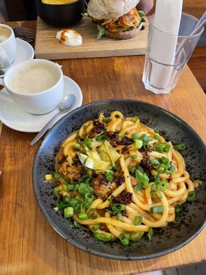 Udon noodles   at SOIL Vegan Cafe - West in Amsterdam