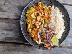 Curry at SOIL Vegan Cafe - West in Amsterdam