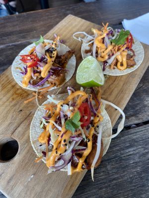 Jackfruit Tacos  at SOIL Vegan Cafe - West in Amsterdam