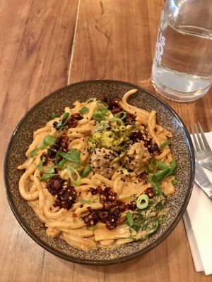 Ben Ben noodles - would totally recommend!  at SOIL Vegan Cafe - West in Amsterdam