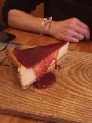 Cheesy-cake at SOIL Vegan Cafe - West in Amsterdam