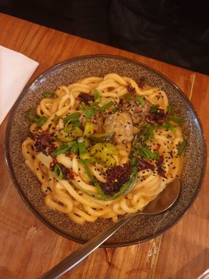 Ben ben noodles at SOIL Vegan Cafe - West in Amsterdam