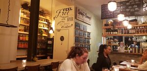 Interior at SOIL Vegan Cafe - West in Amsterdam