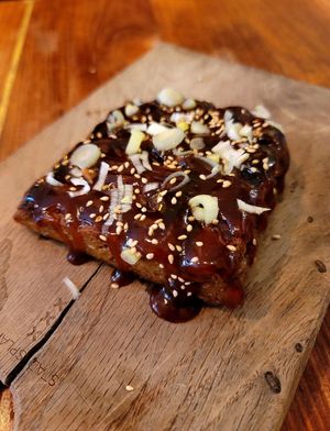 Vegan ribs at SOIL Vegan Cafe - West in Amsterdam