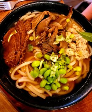 Cuddle noodle soup at SOIL Vegan Cafe - West in Amsterdam