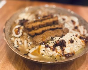 Hearty broth  at SOIL Vegan Cafe - West in Amsterdam