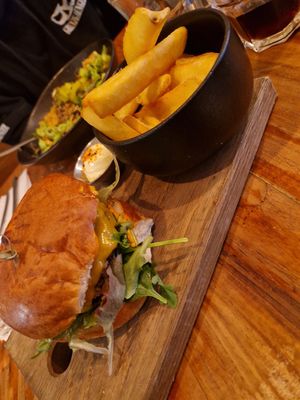 Kimchi burger at SOIL Vegan Cafe - West in Amsterdam