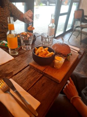 Kimchi burger at SOIL Vegan Cafe - West in Amsterdam