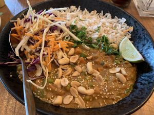 Peanutbutter Curry   at SOIL Vegan Cafe - West in Amsterdam