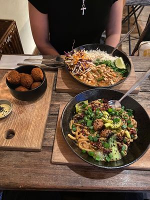 Our meals at SOIL Vegan Cafe - West in Amsterdam