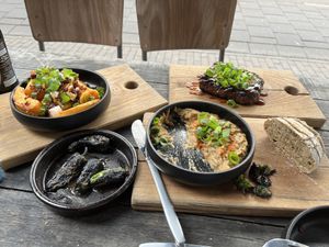 Forgot to take a picture before we started!   at SOIL Vegan Cafe - West in Amsterdam