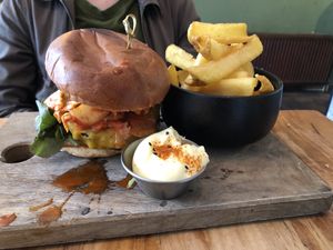 burger  at SOIL Vegan Cafe - West in Amsterdam