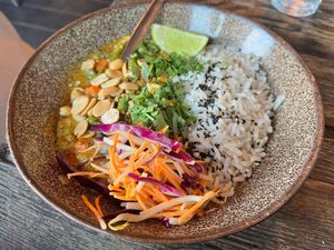 Peanut Butter Curry at SOIL Vegan Cafe - West in Amsterdam
