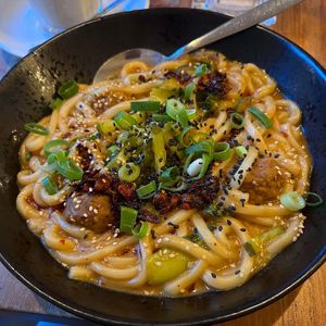 Udon  at SOIL Vegan Cafe - West in Amsterdam