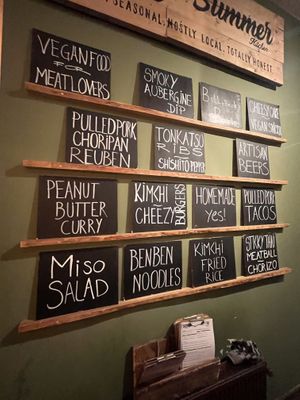 Menu  at SOIL Vegan Cafe - West in Amsterdam