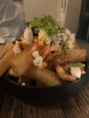 Yukas Bravas   at SOIL Vegan Cafe - West in Amsterdam