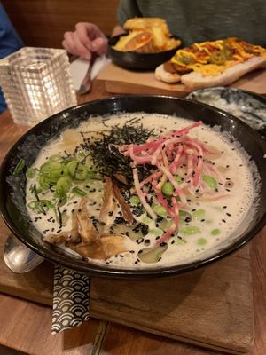 Tonkotsu ramen #Veganuary at SOIL Vegan Cafe - West in Amsterdam
