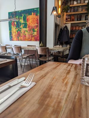 Interior at SOIL Vegan Cafe - West in Amsterdam