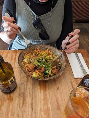Bem Bem noodles at SOIL Vegan Cafe - West in Amsterdam