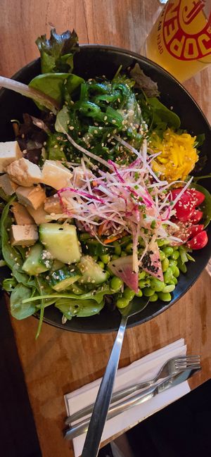 Miso salad at SOIL Vegan Cafe - West in Amsterdam