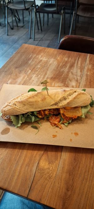 Kimchi reuben at SOIL Vegan Cafe - West in Amsterdam