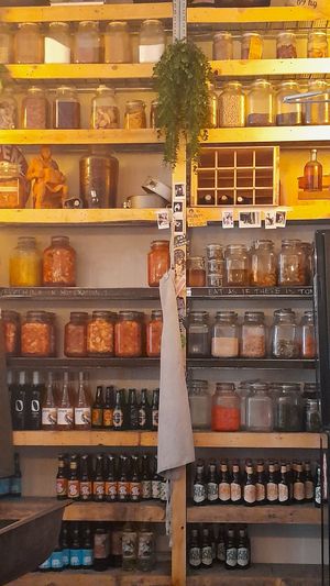 Fermentation pantry at SOIL Vegan Cafe - West in Amsterdam