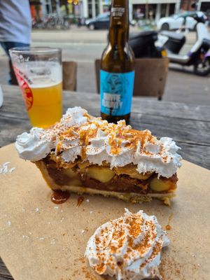 Apple pie at SOIL Vegan Cafe - West in Amsterdam