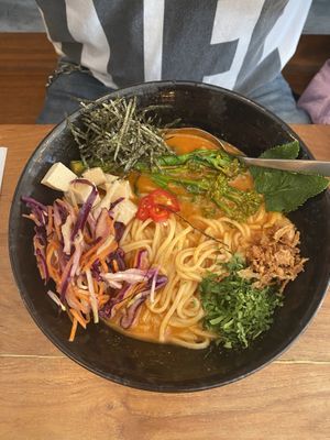 Laksa Ramen   at SOIL Vegan Cafe - West in Amsterdam